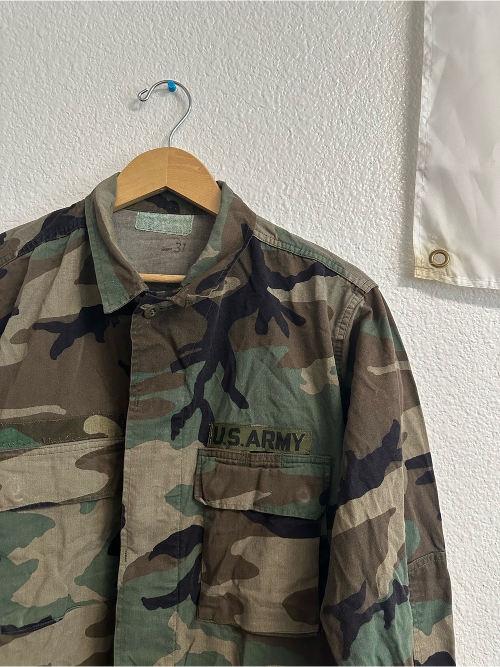 Vintage US Army M81 Woodland Camo BDU Field Jacket Military